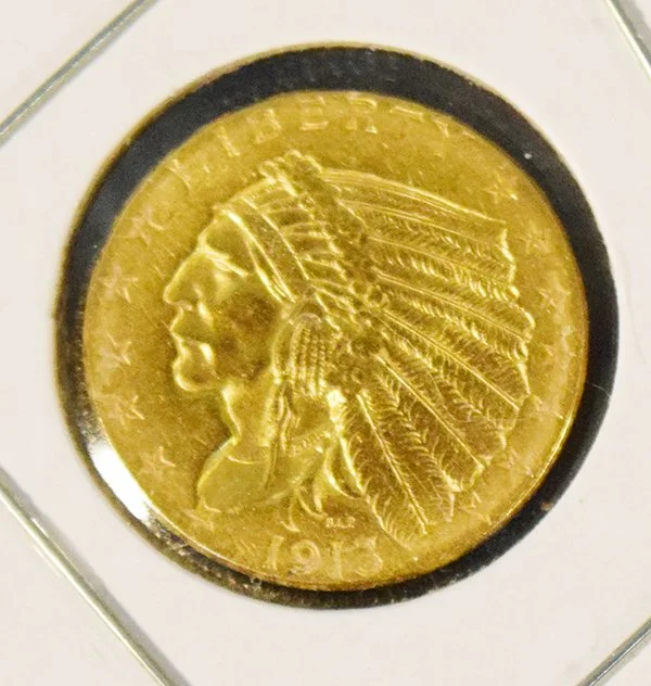 1913 $2½ Indian Head