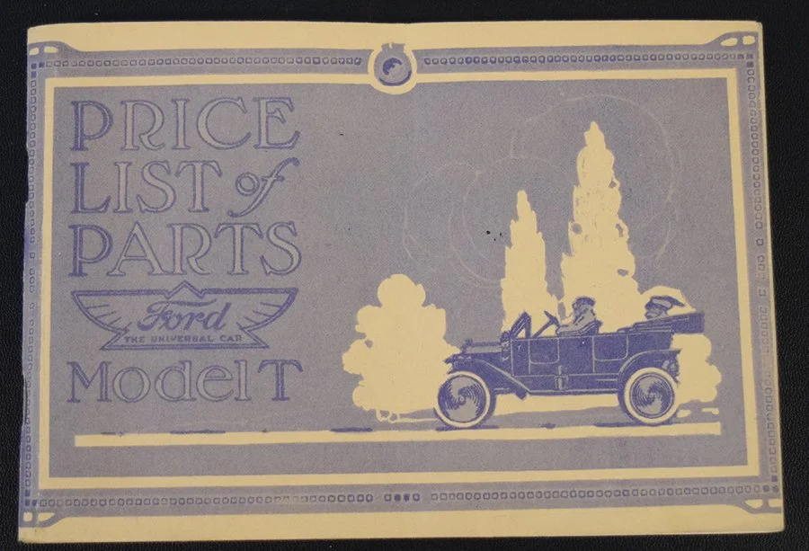 1915 Ford Model T Parts Catalog, soft cover, excellent condition