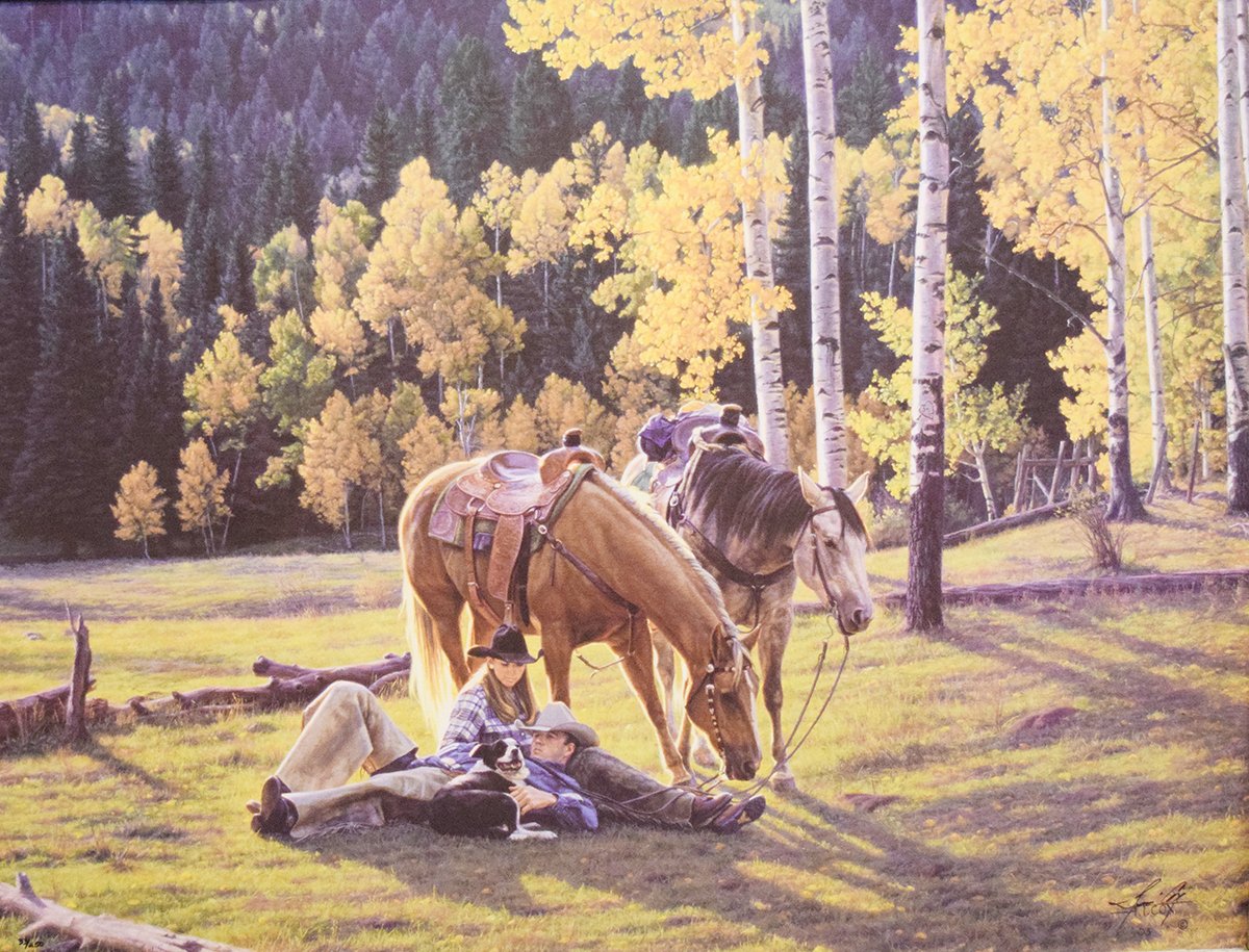 Cox, Tim, canvas artist's proof, As Good As It Gets, #33/250, 36" x 24", framed, signed lower right
