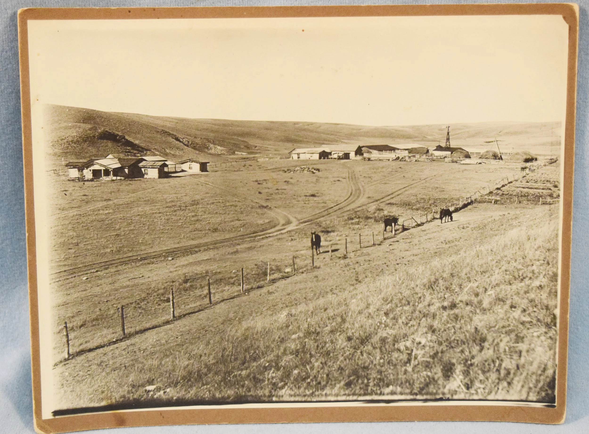 Vintage photo - 1900's Nacey Ranch North Big Muddy of Culbertson, MT, 6.5" x 8.5"