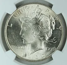 1923 Peace, NGC MS64