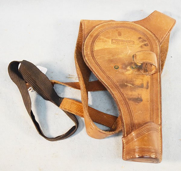 Al Furstnow, Miles City, MT, leather shoulder hoster for 7½" S.A.A
