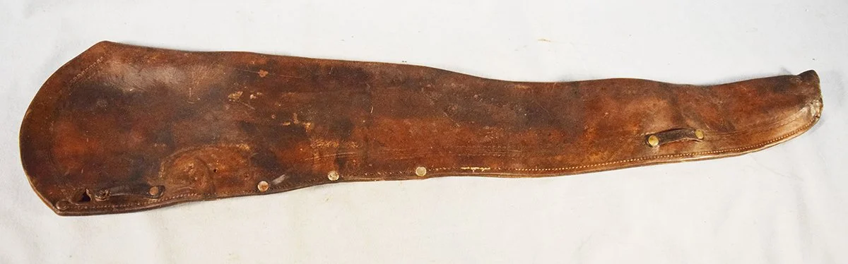 F. A. Meanea, Cheyenne, WY. rifle scabbard , 29½"
