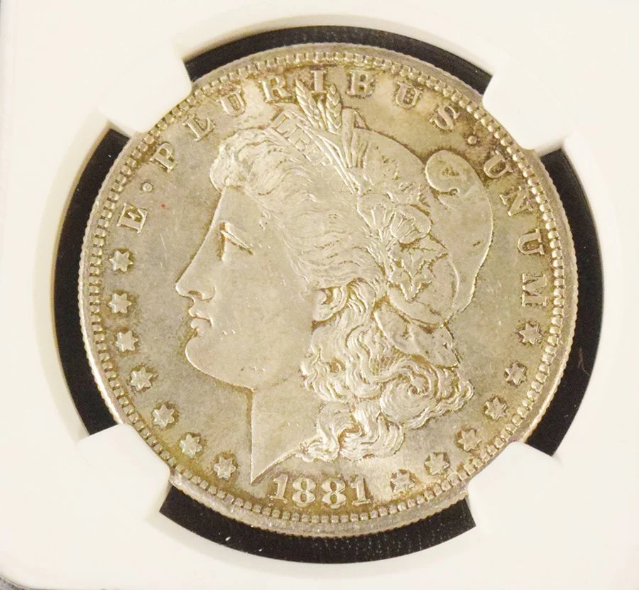1881 S Morgan Dollar, NGC MS62