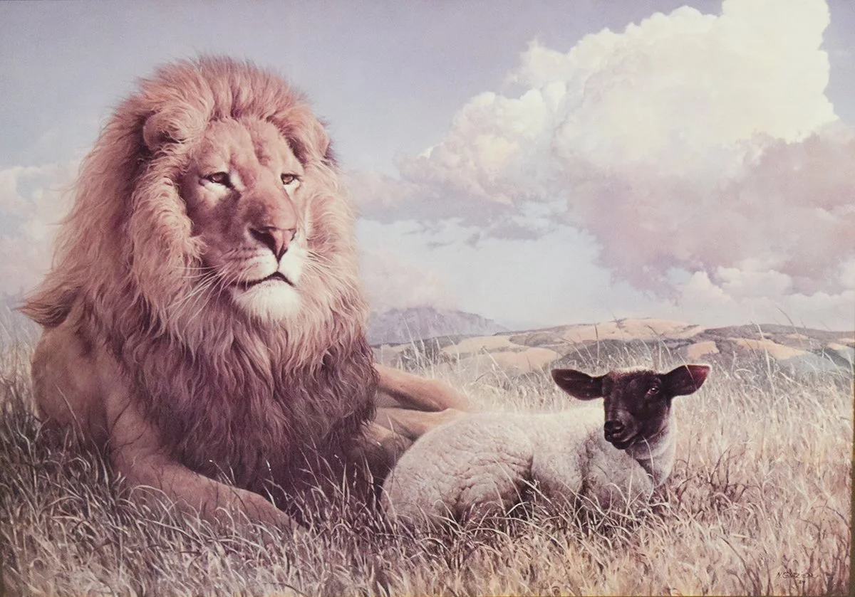 Glazier, Nancy, print, Without Any Ire, 18" x 36", framed
