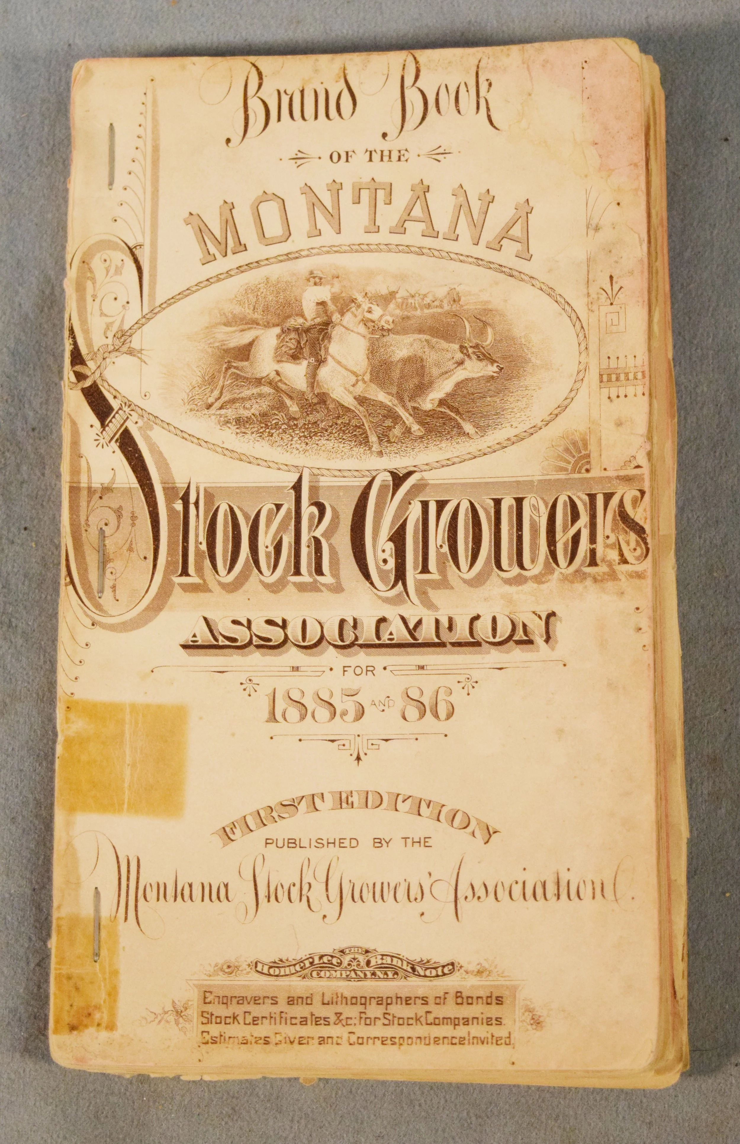 1885-86 Montana Brands, soft cover, original