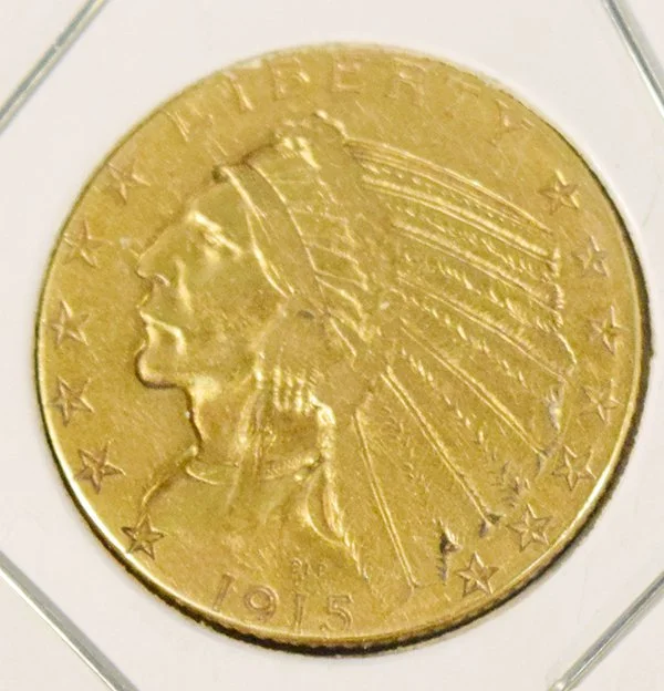 1915 $5 Indian Head