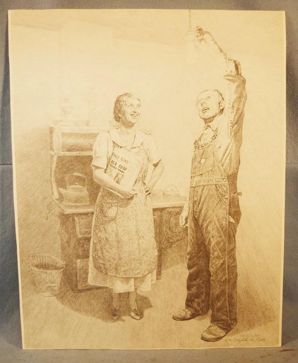 Greytak, Don, print, The Lights are On, #161/200, 14" x 11", signed lower right
