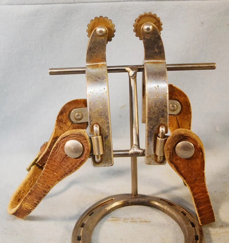 Crockett Renalde spurs with straps
