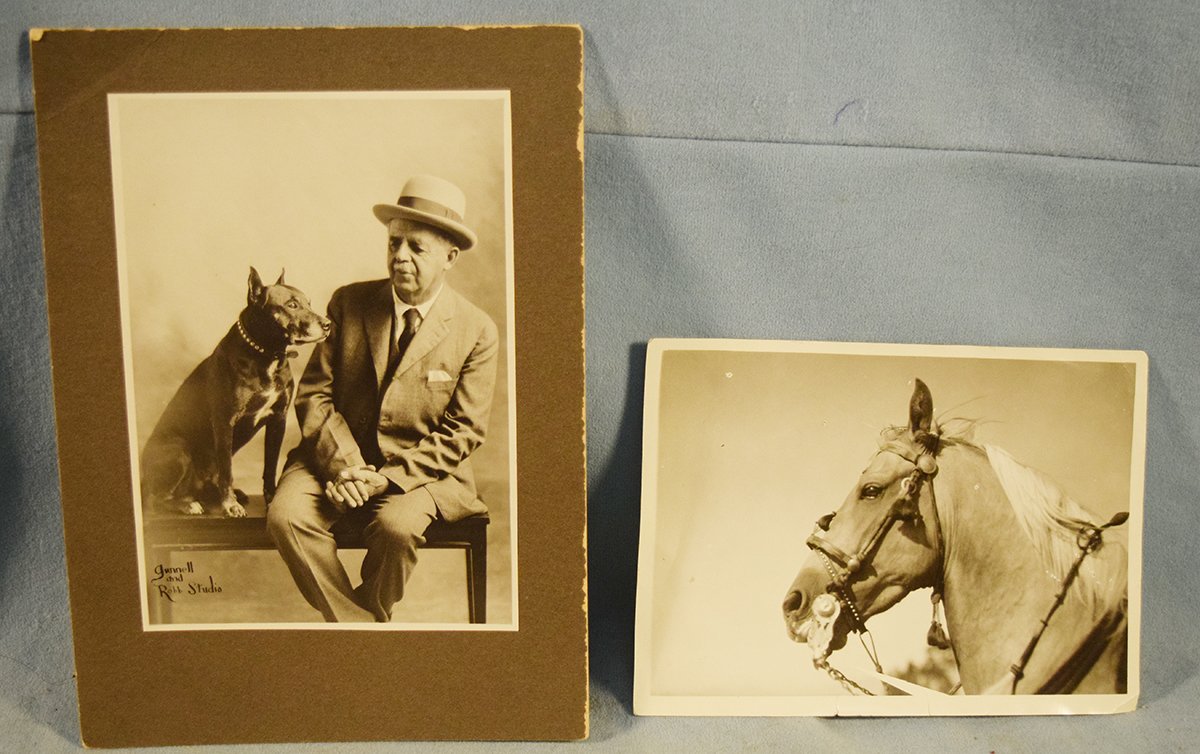 (2) personalized photos sent/addressed to Will James
