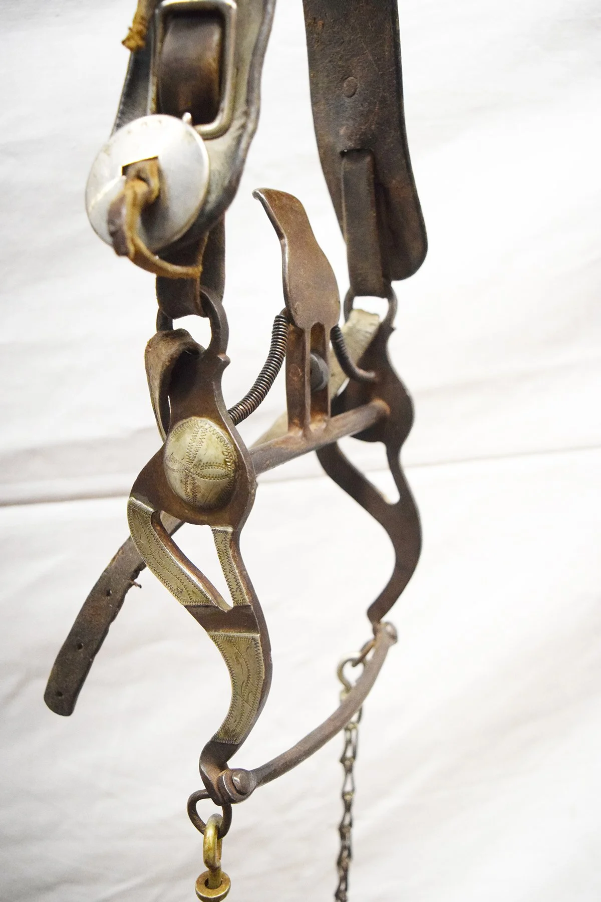 Idaho Proison silver overlaid spade bit, cut out, nice 
