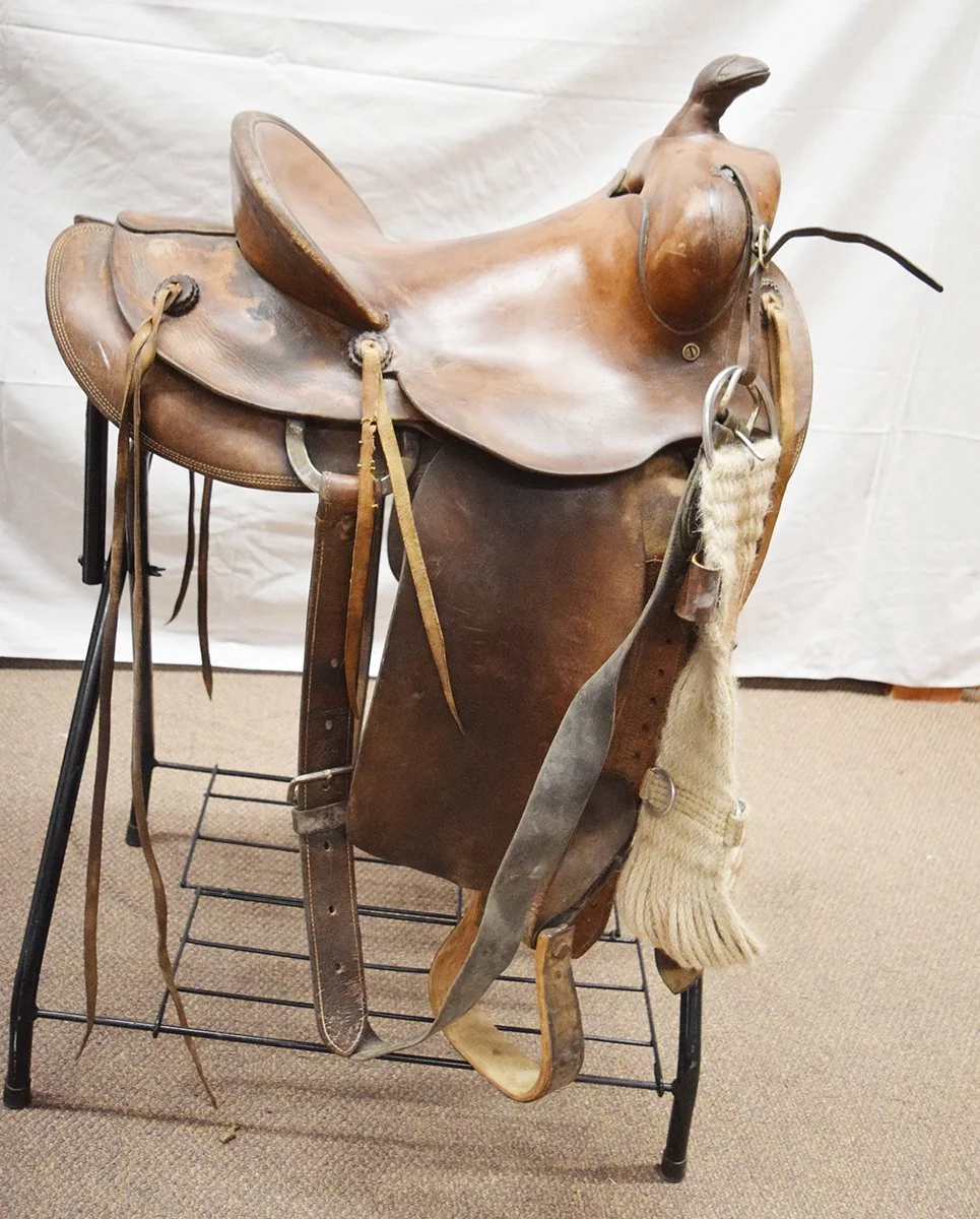 Miles City Saddlery Model 73XX saddle, 14½", double rigged, very nice
