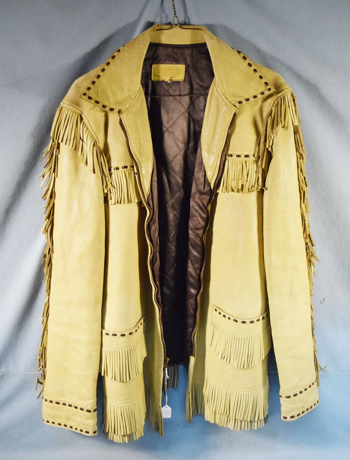 W. B. Peace & Co., Hartford, Wis., deerskin jacket with fringe
