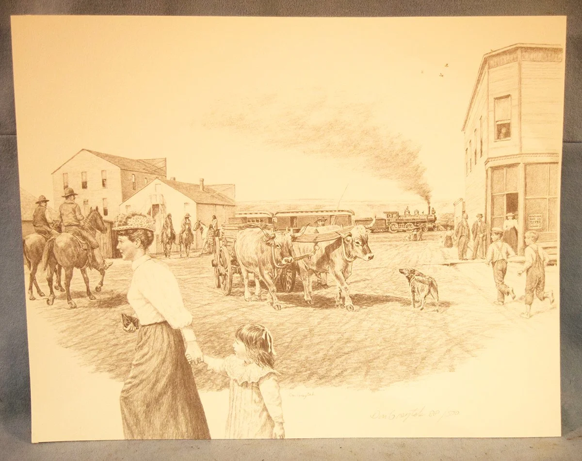 Greytak, Don, print, Freight Wagon, #88, 11" x 14", signed lower right
