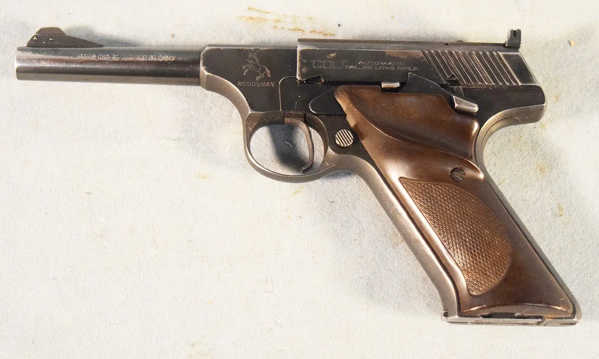 Colt Woodsman, .22 auto, 4½" bbl, s# 135464-S, second series, manufactures 1953, nice condition