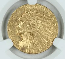 1914 $5 Indian Head, NGC MS62