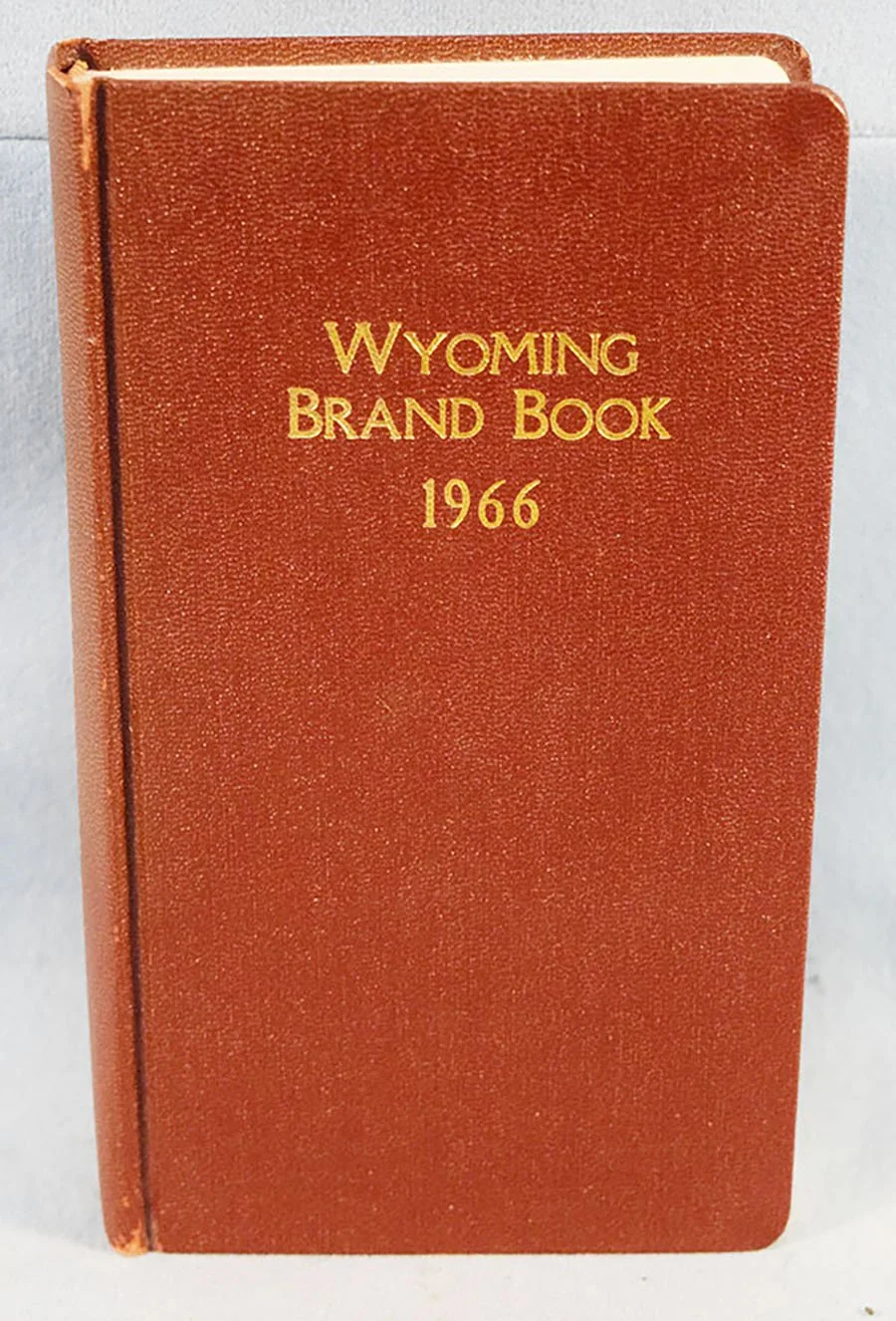 1966 State of Wyoming Brand Book
