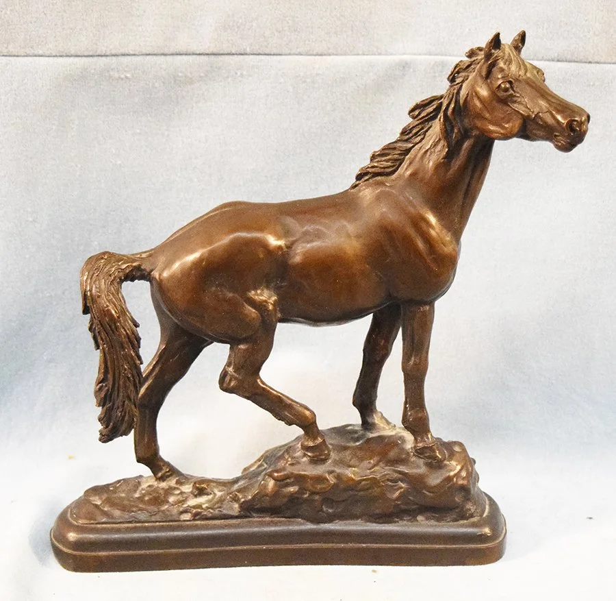 Heikka, bronze, Horse, 8.5" x 9" x 2.5", #13/23