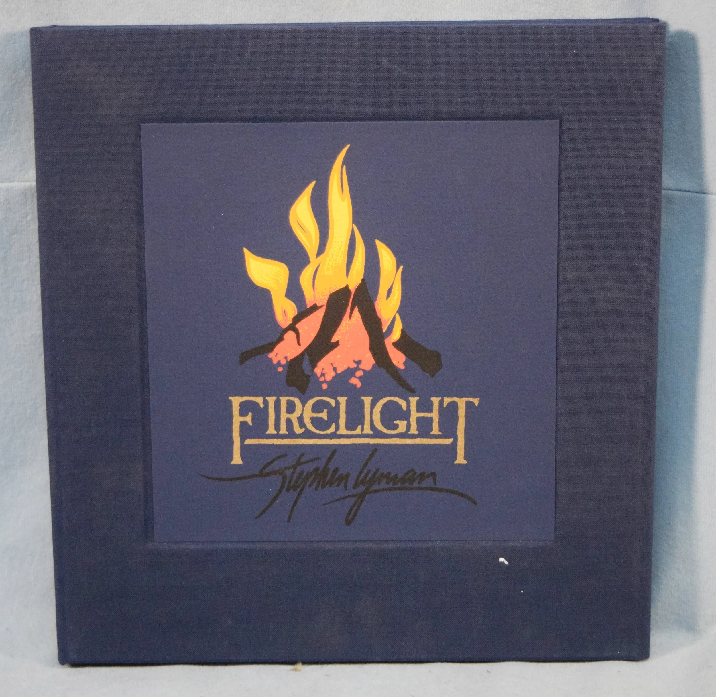 Lyman, Stephen, Greenwich Workshop Chapbook, Firelight, ©1992, includes signed and numbered companion print Lantern Light, #9295/10,000