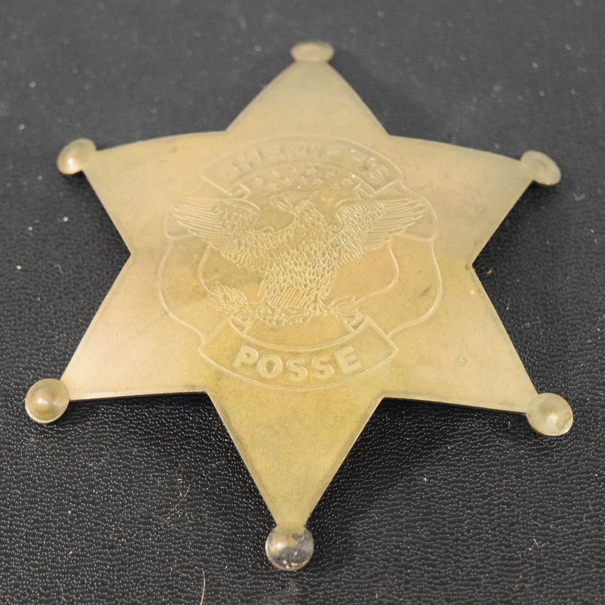 Vintage Sheriffs Posse badge, brass
