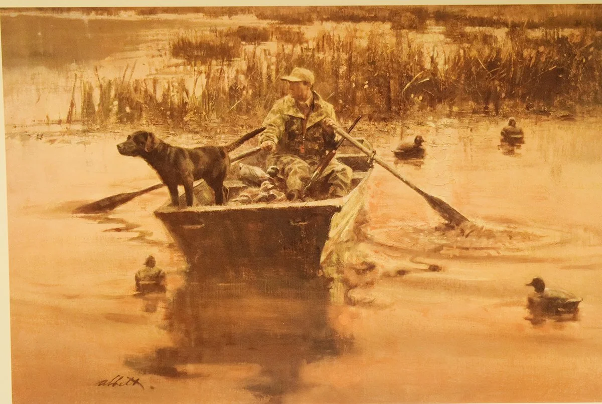 Abbott, Robert K.,  Ducks Unlimited 1990 Flyaway Collection - Central Flyaway print, The Magic Time, 17.5" 23.75", signed & numbered, #2644/5600, signed lower right