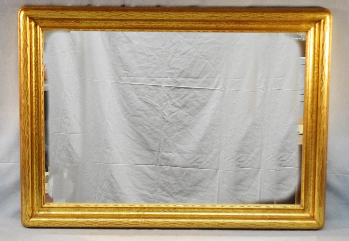 Vintage parlor mirror, framed, 37" x 27"