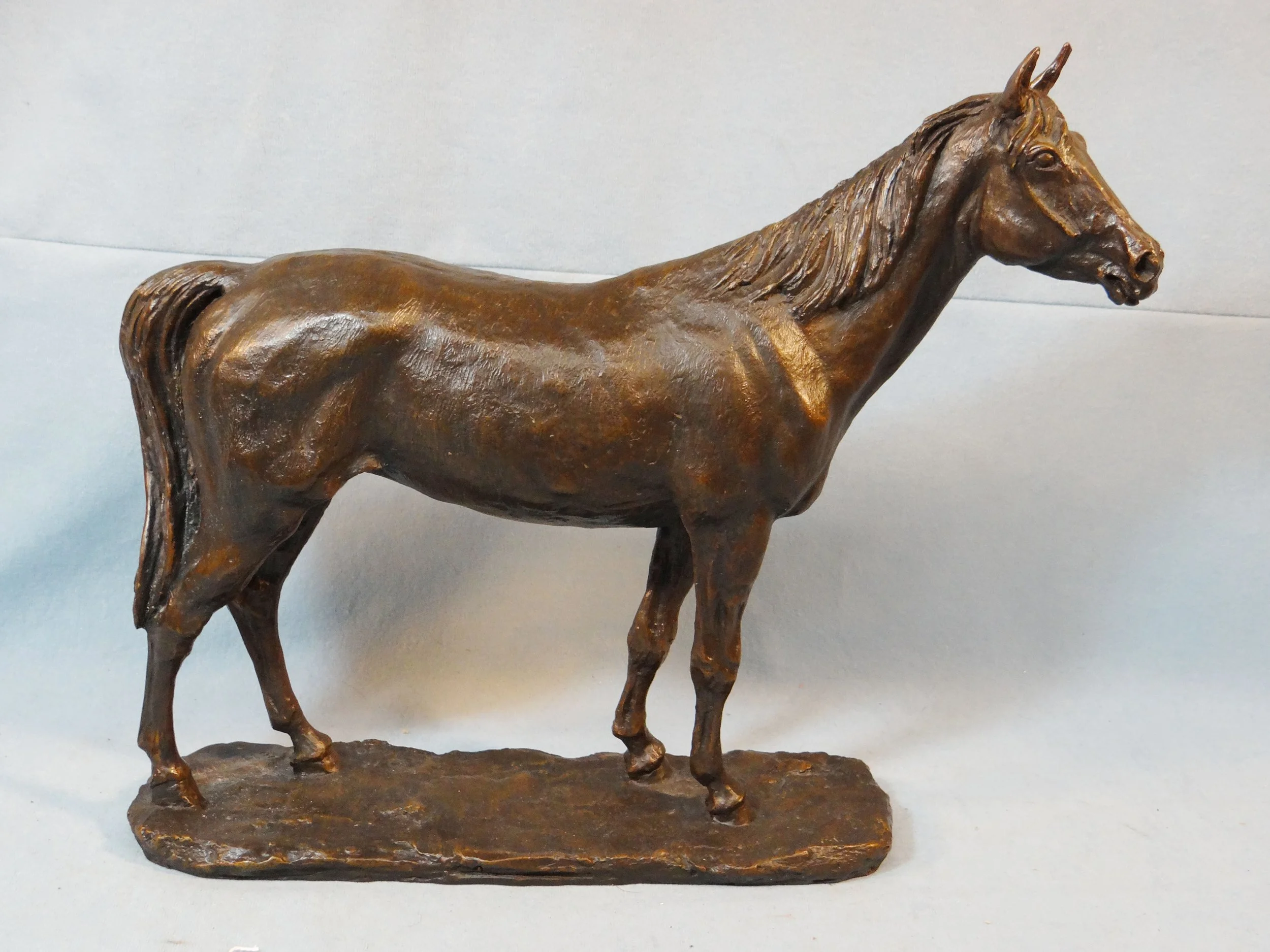 Heikka, Earle, bronze, The Horse, #10/30, 1975, 12" x 15" x 4"