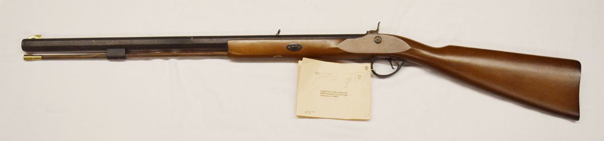 Connecticut Valley Arms Plainsman, 50 cal black powder musket, 26" octagon bbl, s#90 689995, new unfired
