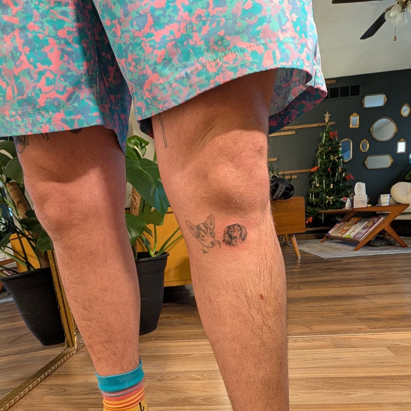 :: Dill the Dachshund :: 

&quot;This past summer my hubby and I rescued a pup that needed to be re-homed due to allergies. So naturally we had to add Dill's portrait next to our Corgi, Winston.&quot; 

Yay for tiny tattoos! Anybody want a portrait t