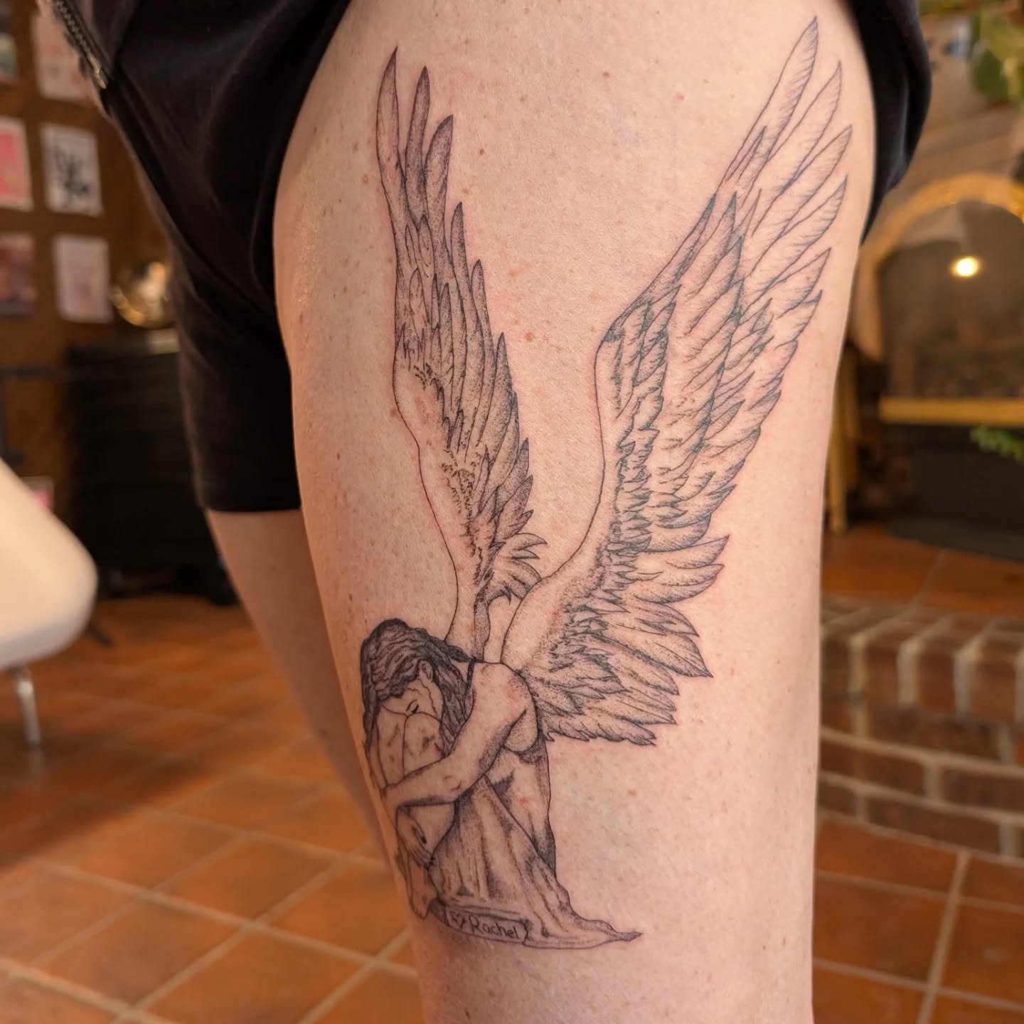 :: Pain and Freedom ::

&quot;This tattoo is in loving memory of a beautiful friend of mine. She was taken way too soon, leaving behind two amazing sons. I'm thankful she is at peace from the challenges she has been facing for many years. Mental illn