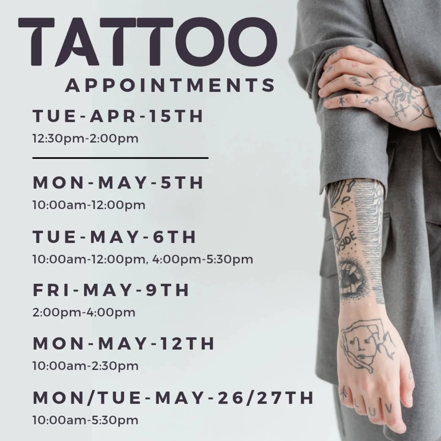 🌟 Open Dates Incoming 🌟

Hey there, fabulous friends! 🎉 I've got some open dates coming up, and I'd love to fill them with your amazing projects! Whether it's capturing your special story or collaborating on something creative, let's make magic ha