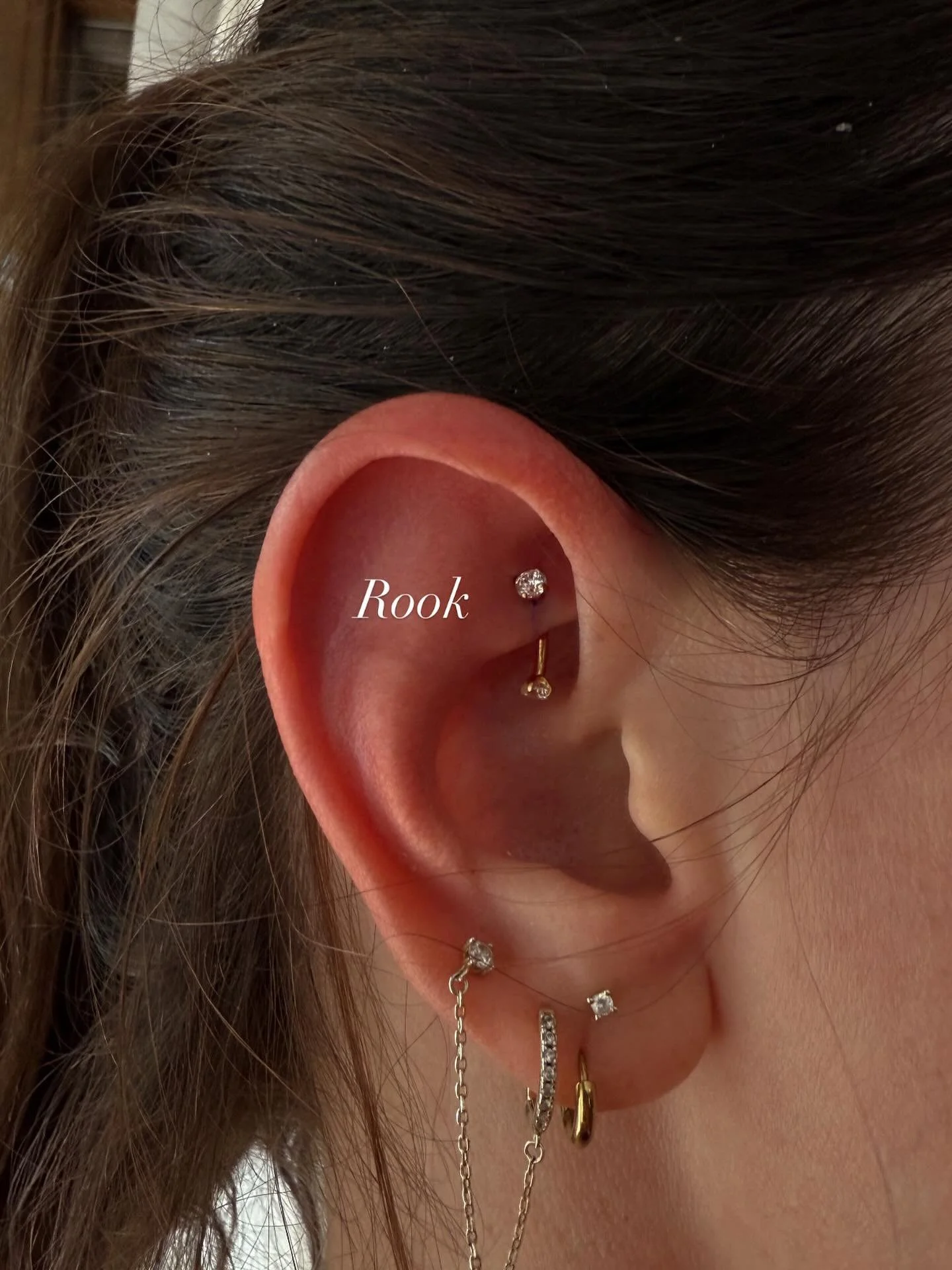 A rook piercing can be a spicy spot but it&rsquo;s worth every second! 😍✨