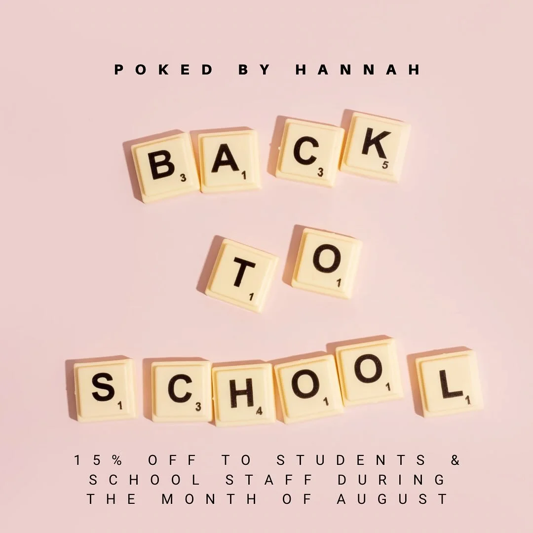 Back to school bling✏️📚

Whether you&rsquo;re a little one starting preschool, a teen heading into highschool, or a college cutie packing for the dorms - it&rsquo;s the perfect time to freshen up your look! 

🍎 teachers &amp; school staff, I see yo