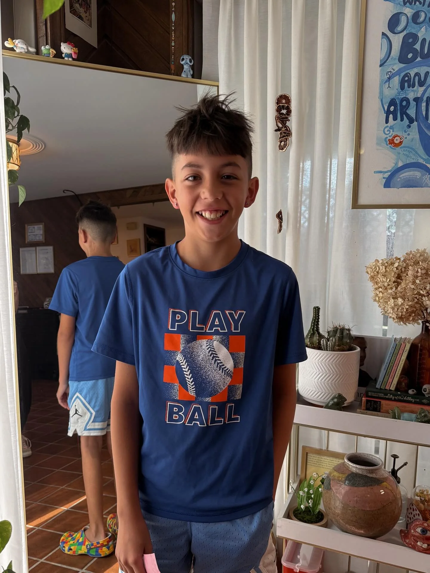 This total legend in the making came in for his first lobe piercings and we went with the lightening bolt studs!! 
One of the spunkiest, kindest, and coolest kids I&rsquo;ve ever met!⚡️