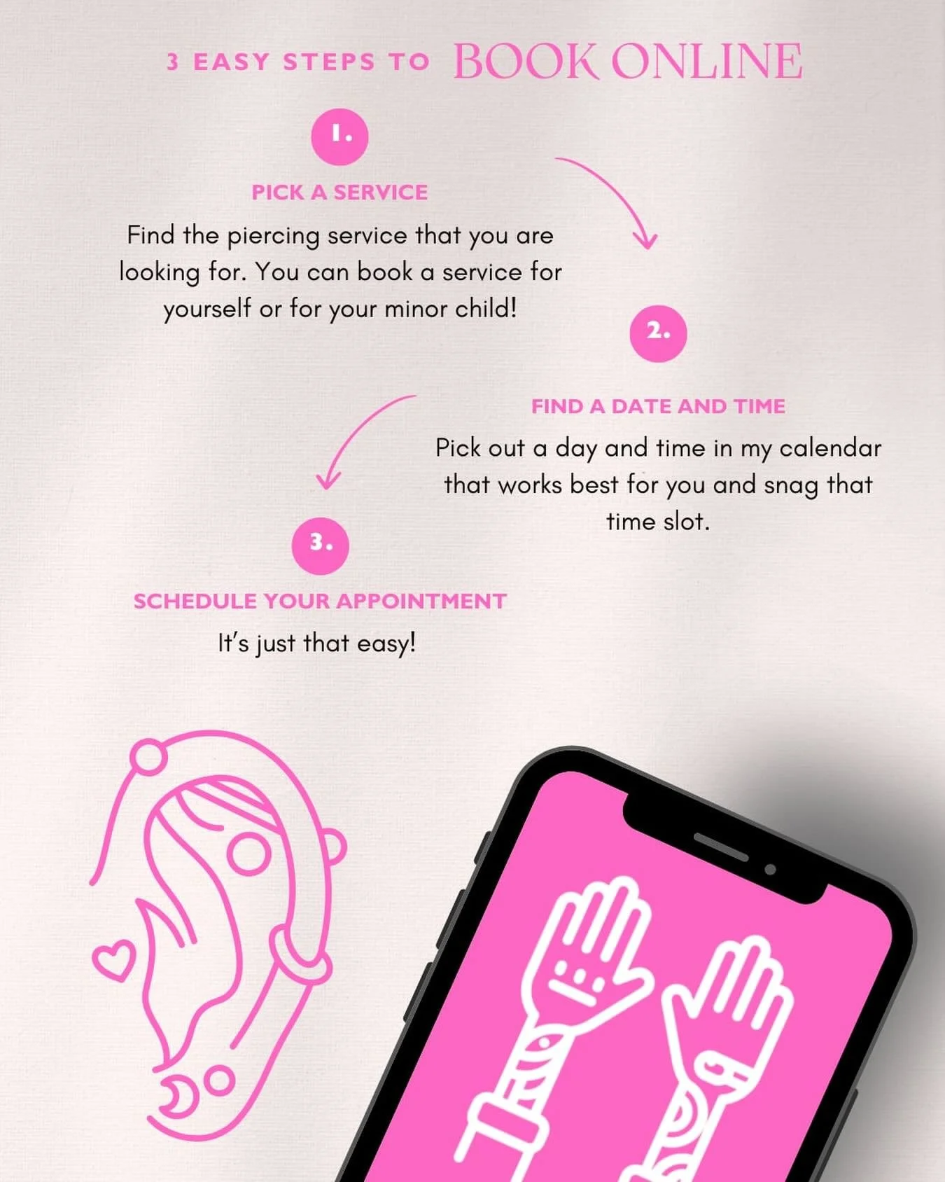 Link in my bio to book! ✨😆