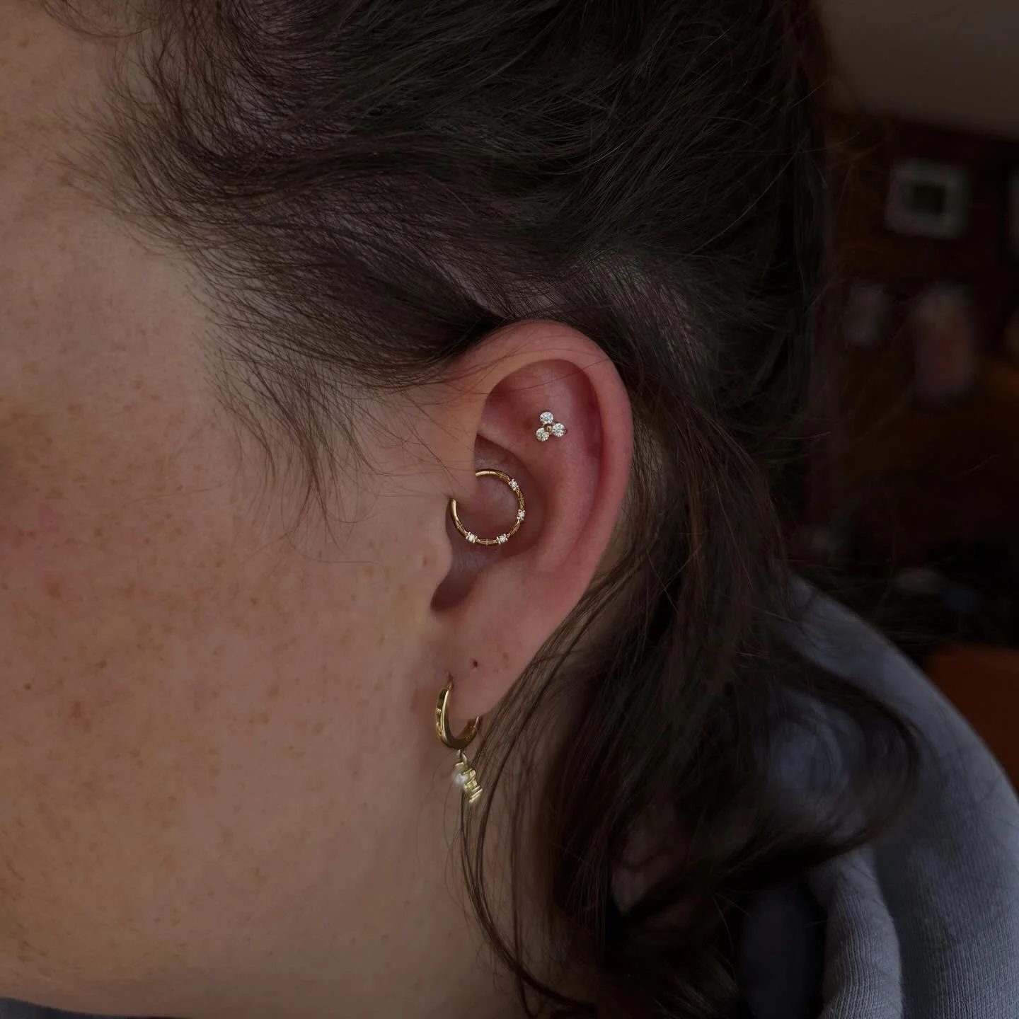 Flat + daith combo is toooo good🪄🙌🏼