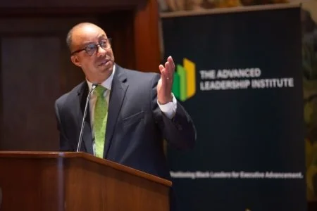 AHEAD Board Member and Senior Advisor Evan Frasier at his organization, "The Advanced Leadership Institute".