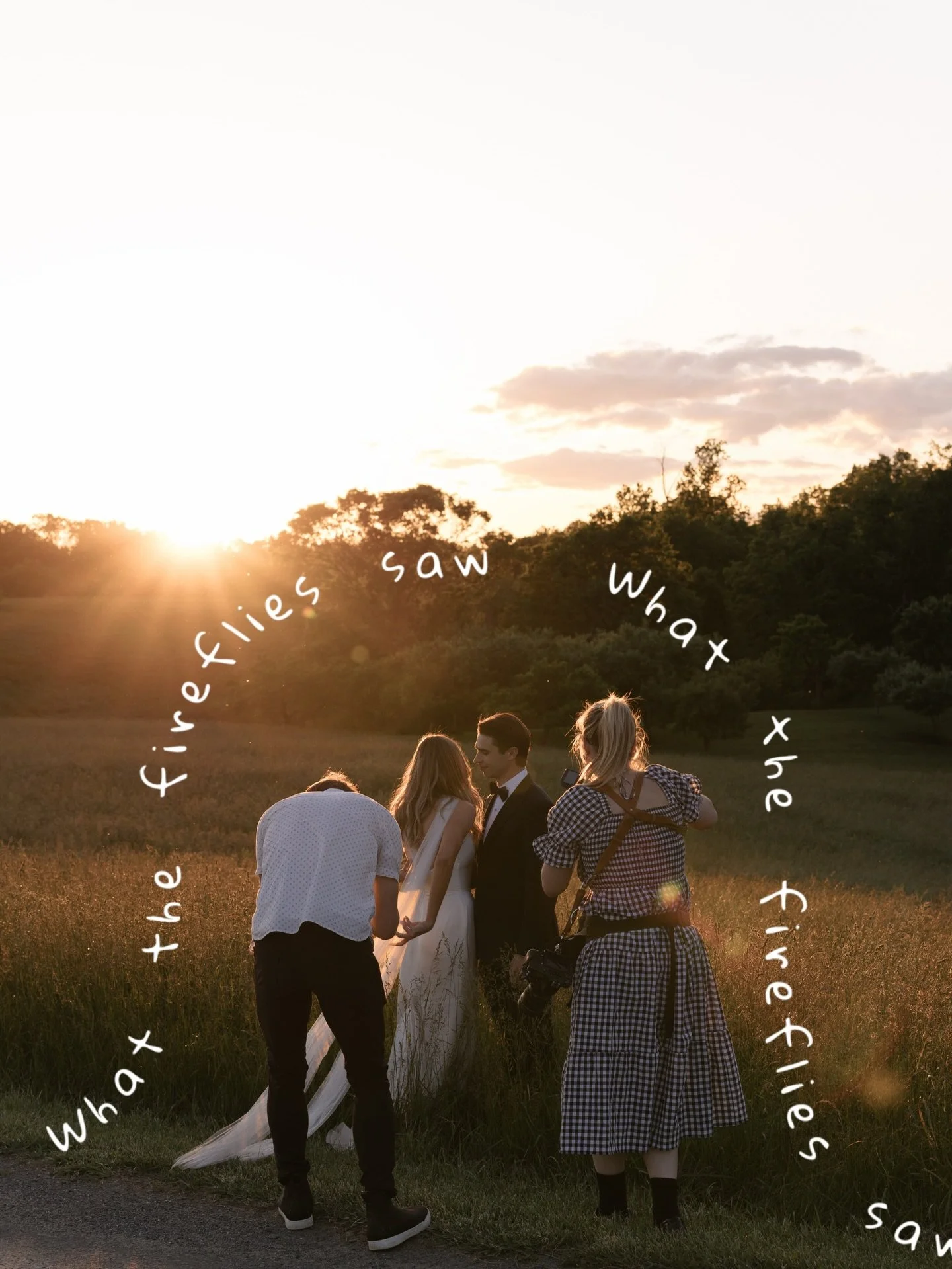 A little golden hour alchemy from an al fresco wedding at @goodstoneinn, where dinner and dancing took place in the field with the fireflies. 

Planned by Lisa Havard of @havardevents