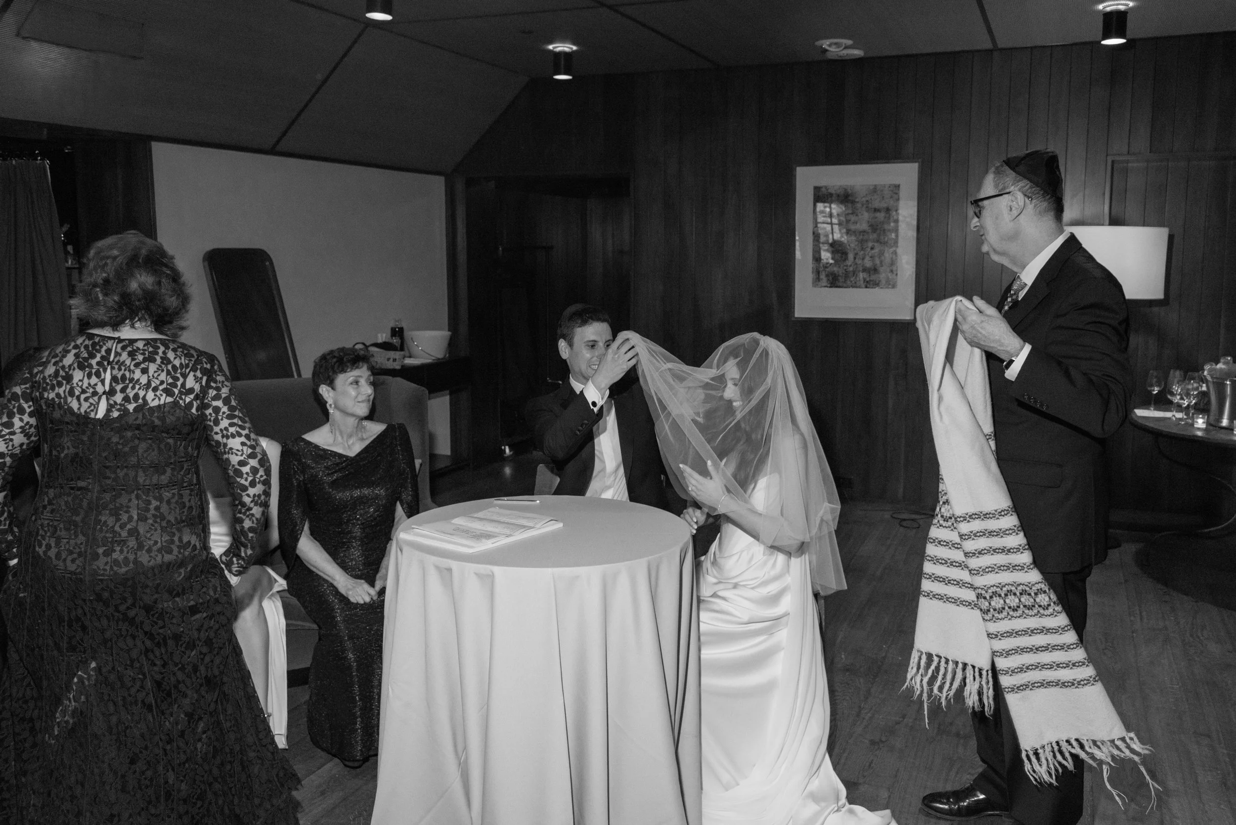 The Bedeken unveiling of the bride at Blue Hill at Stone Barns. 