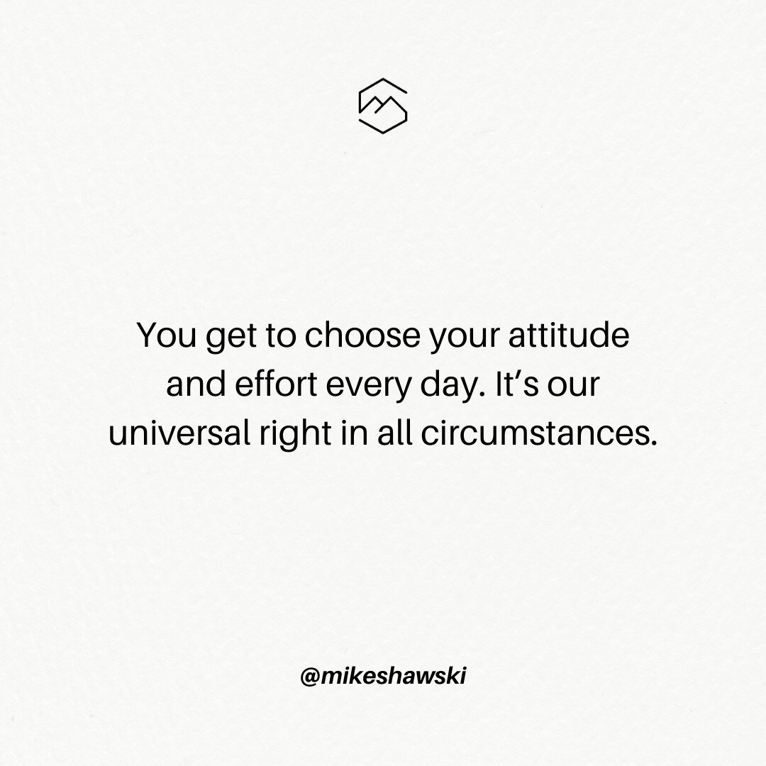 Every day we wake up with a choice.⁠
⁠
You can let circumstances dictate your attitude or you shape the path forward with a positive mindset. ⁠
⁠
Choose to make this Monday count. It's the only one you get this week. ⁠
.⁠
.⁠
.⁠
#mindsetiseverything #