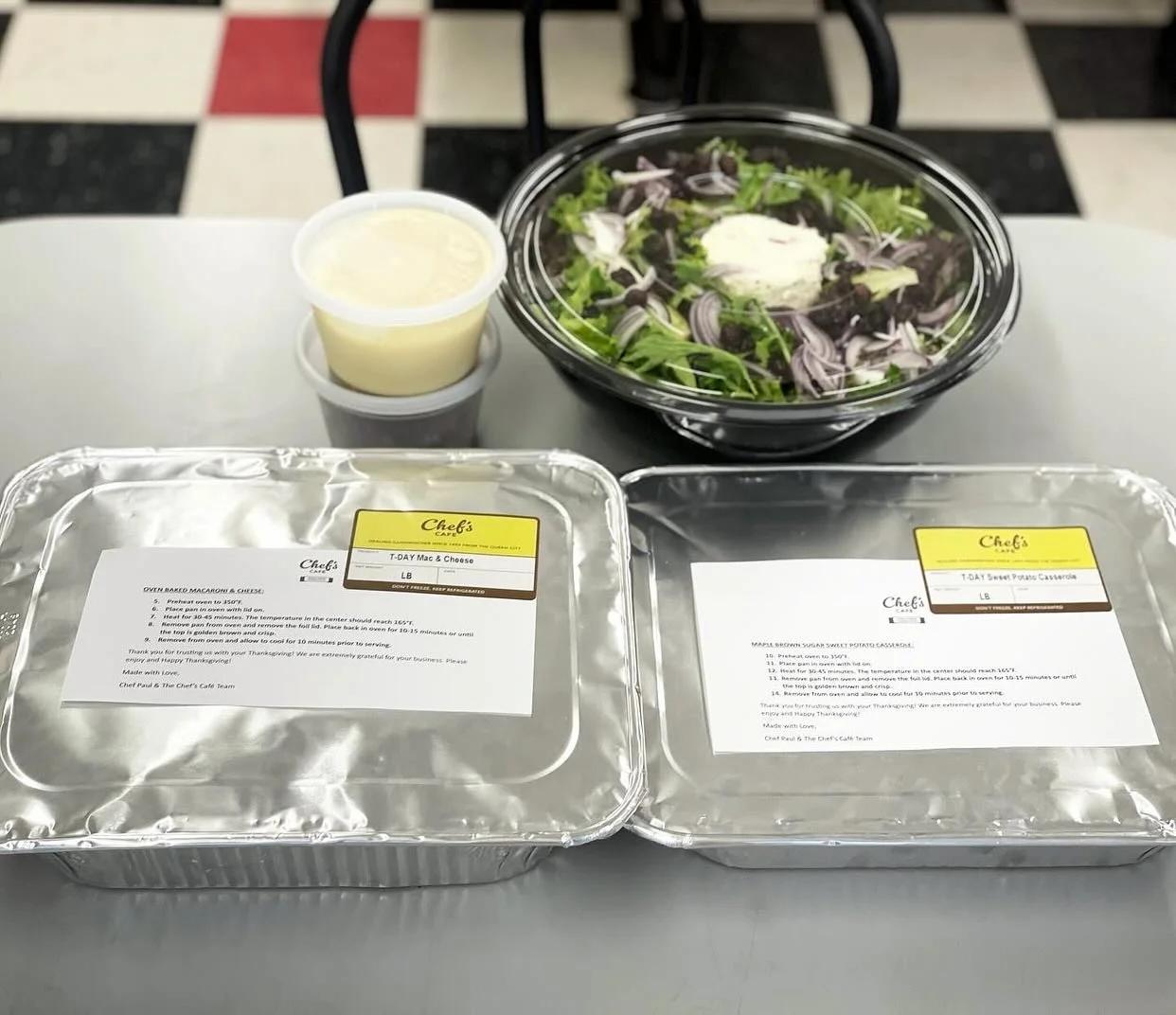 We have Thanksgiving Pre-Orders Available again this year!! Pick ups available before Thanksgiving Day and include reheat instructions from @chef_paul_miranda