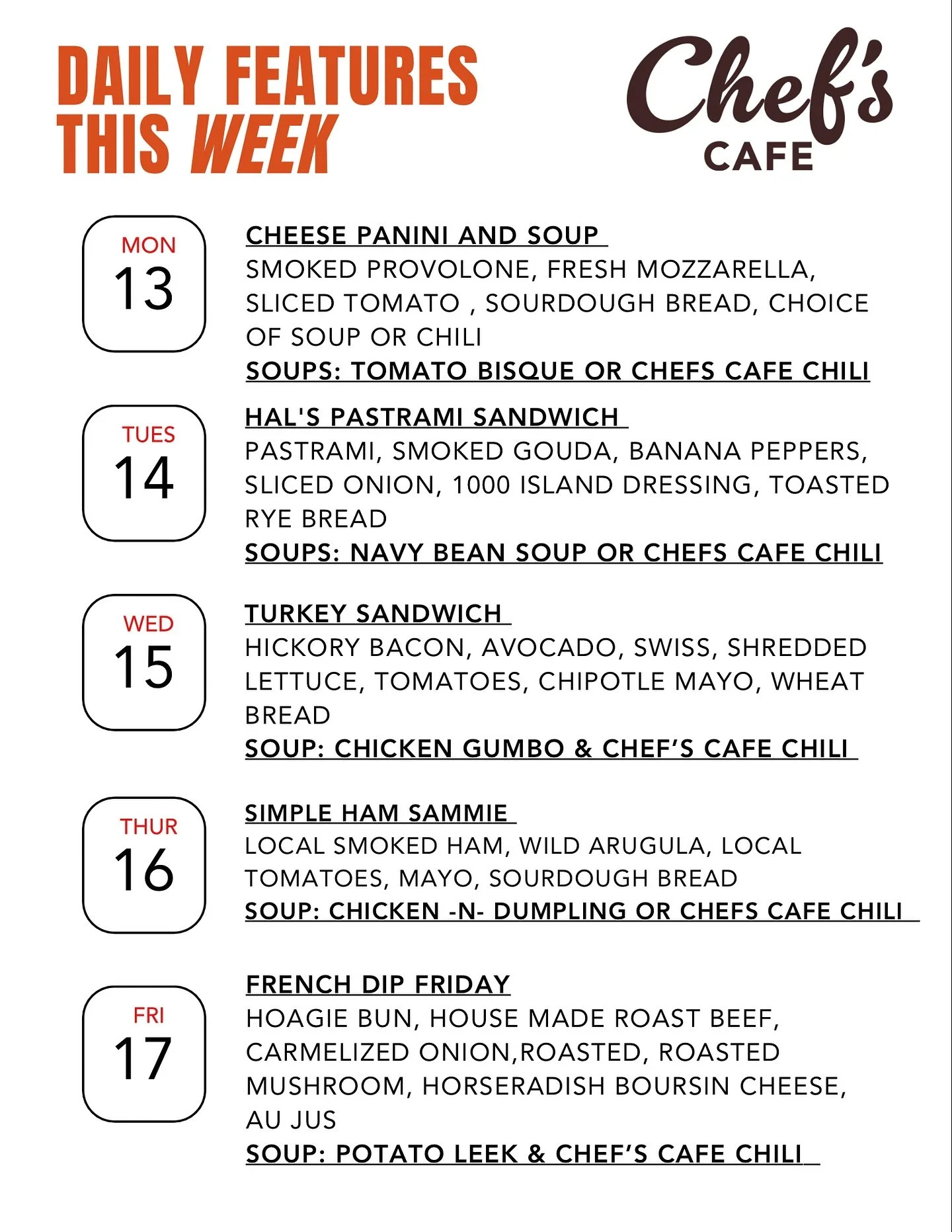 Come see us this week!!