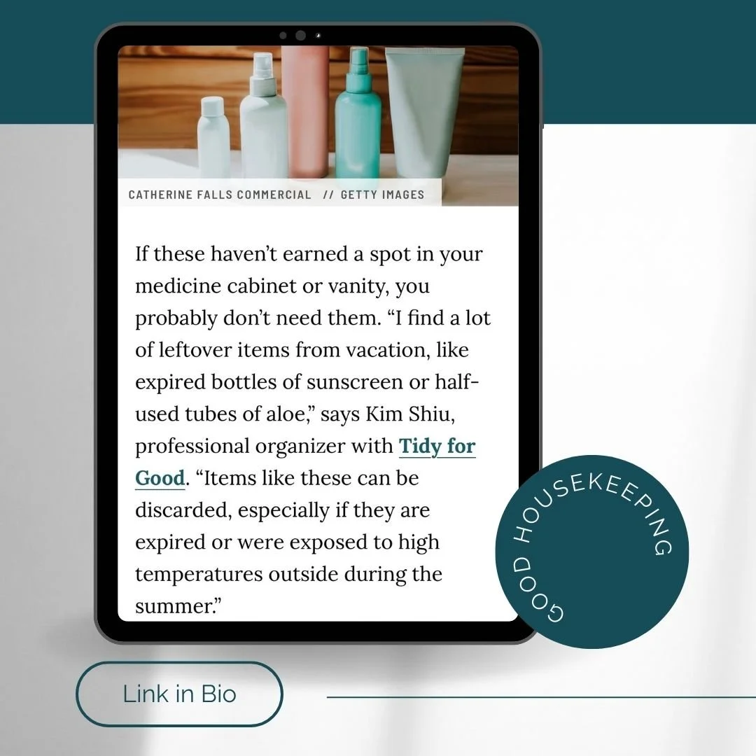Tidy for Good Featured in Good Housekeeping