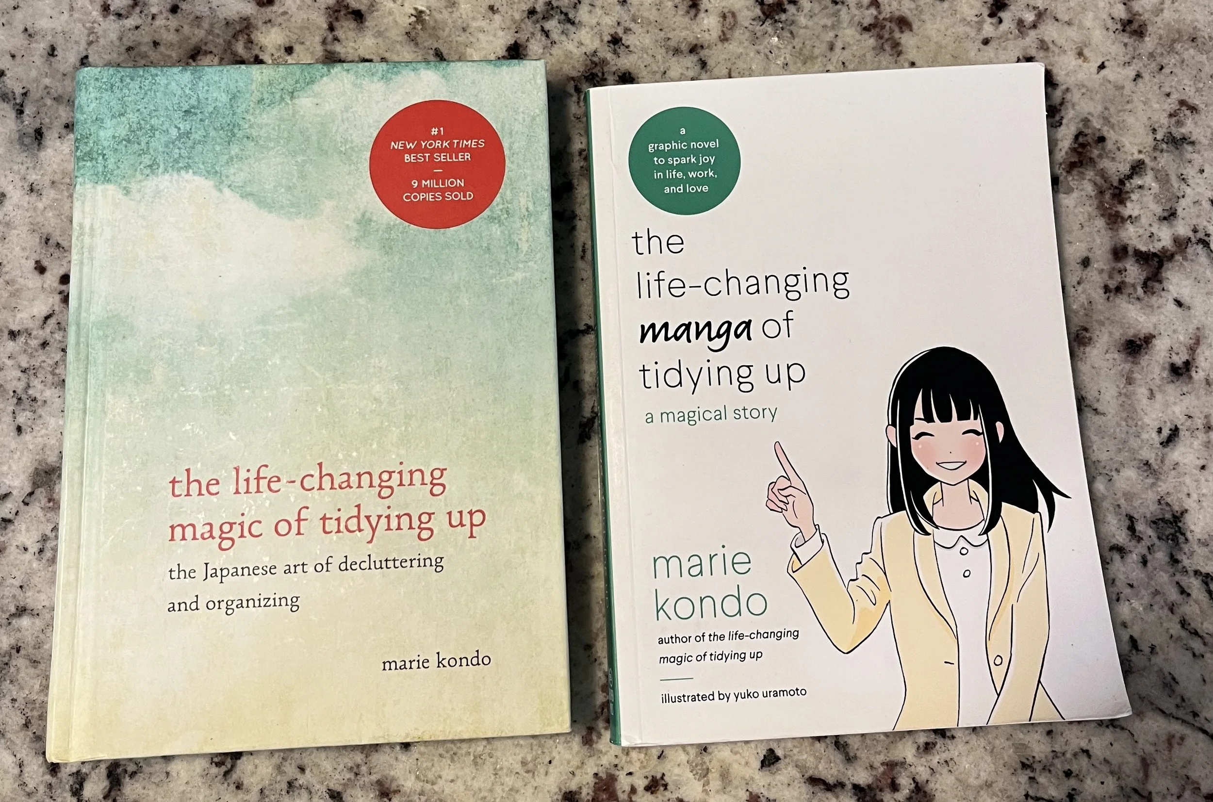 Marie Kondo Tidying Up Books Organizing