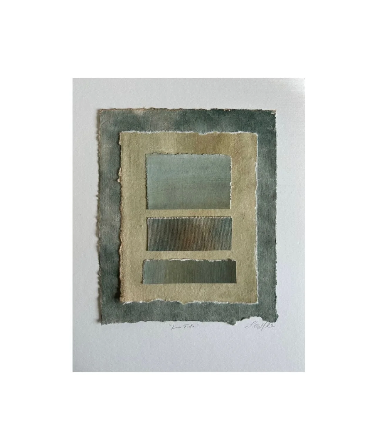 11 x 14 collages &mdash; already producing work that feels very much spring and summer inspired 🐚