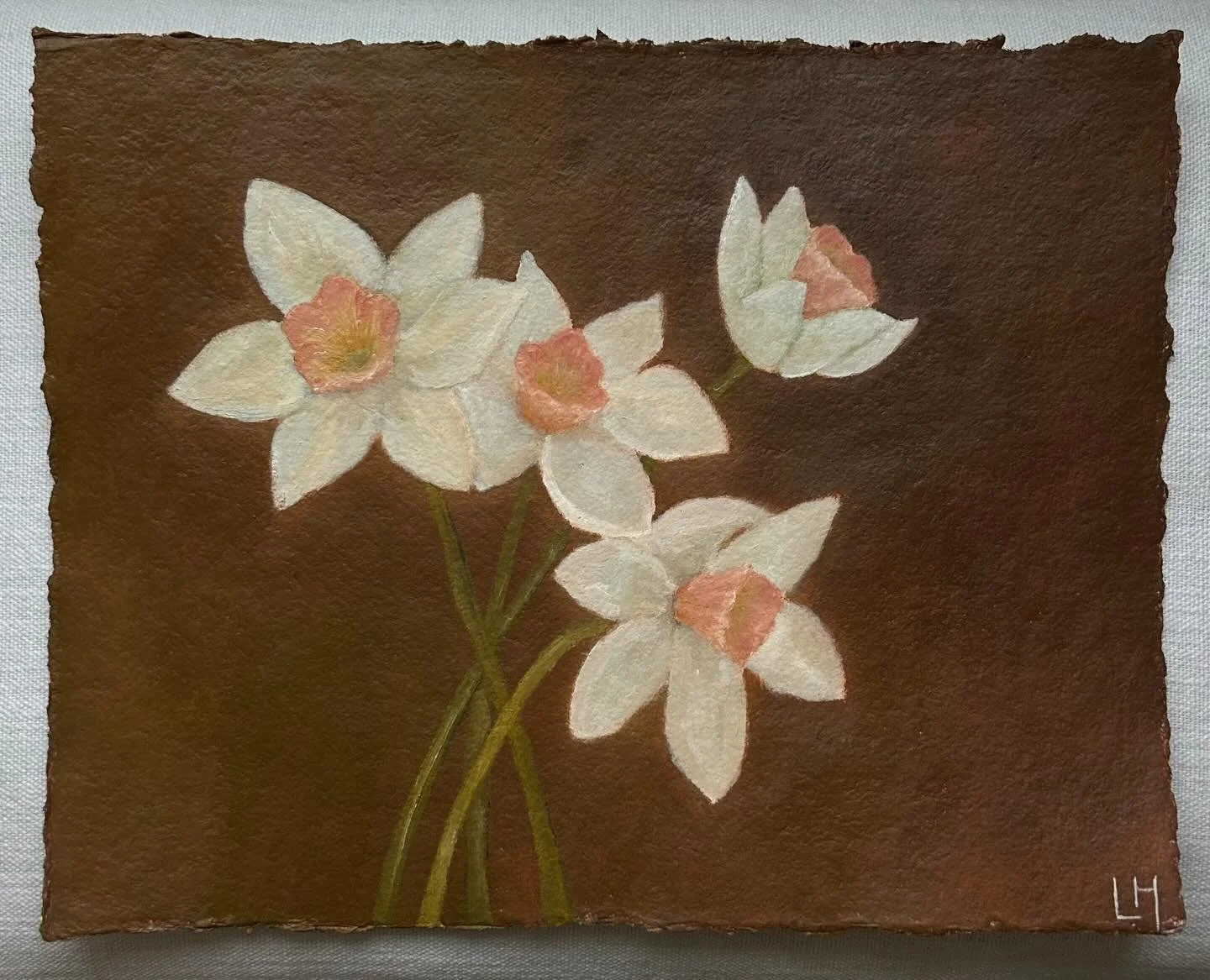 Love the texture &amp; richness of oil on cold pressed paper &mdash; dreaming up some framing possibilities for this guy!