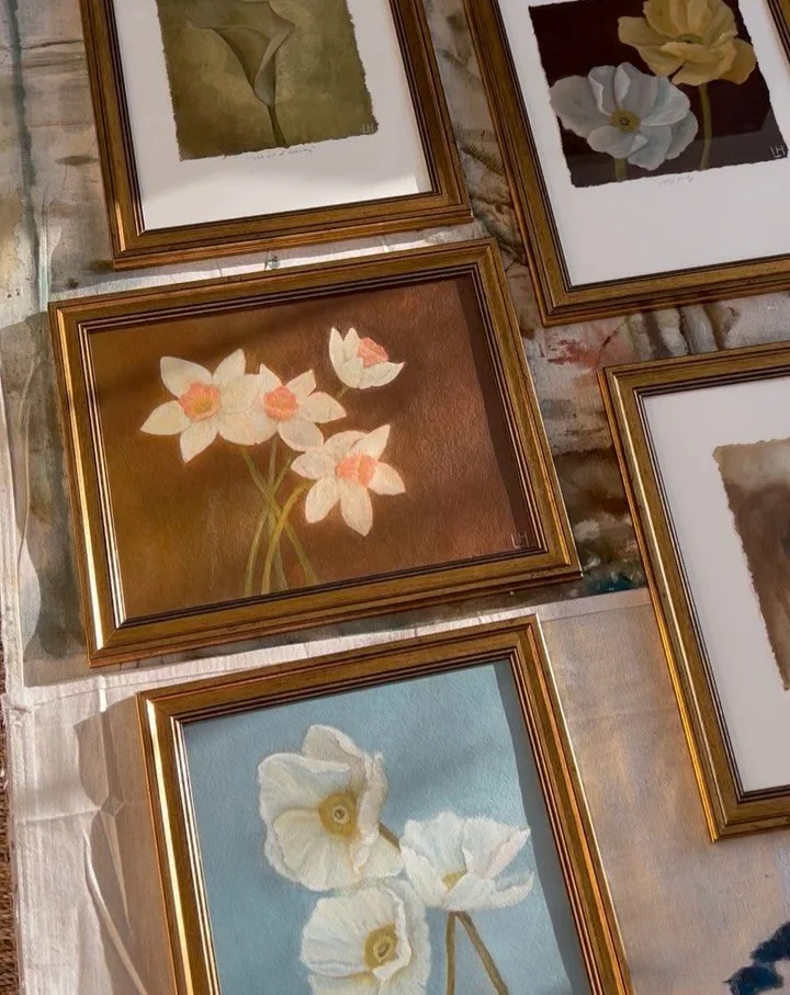 moments in between @apiaryartshow prep &mdash; so excited to show my work March 20 - 22!