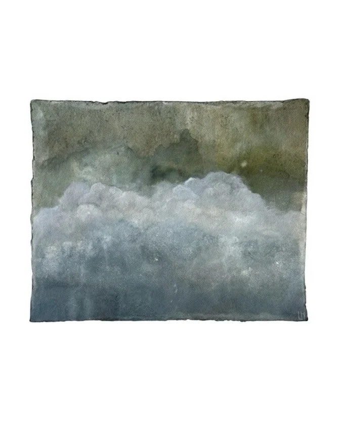 Up in the Clouds || 16 x 20 || ink on 300 lb paper || available