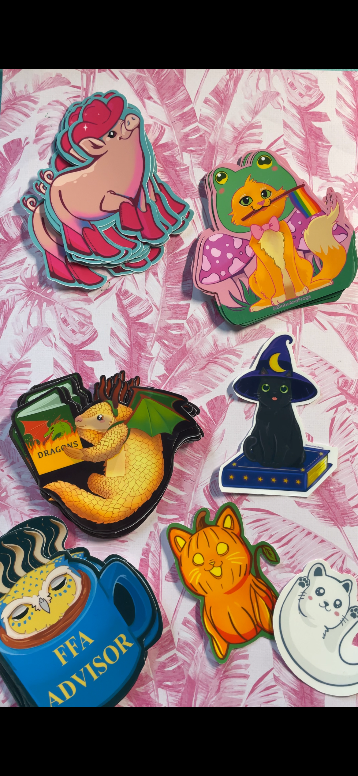 Various Sticker designs