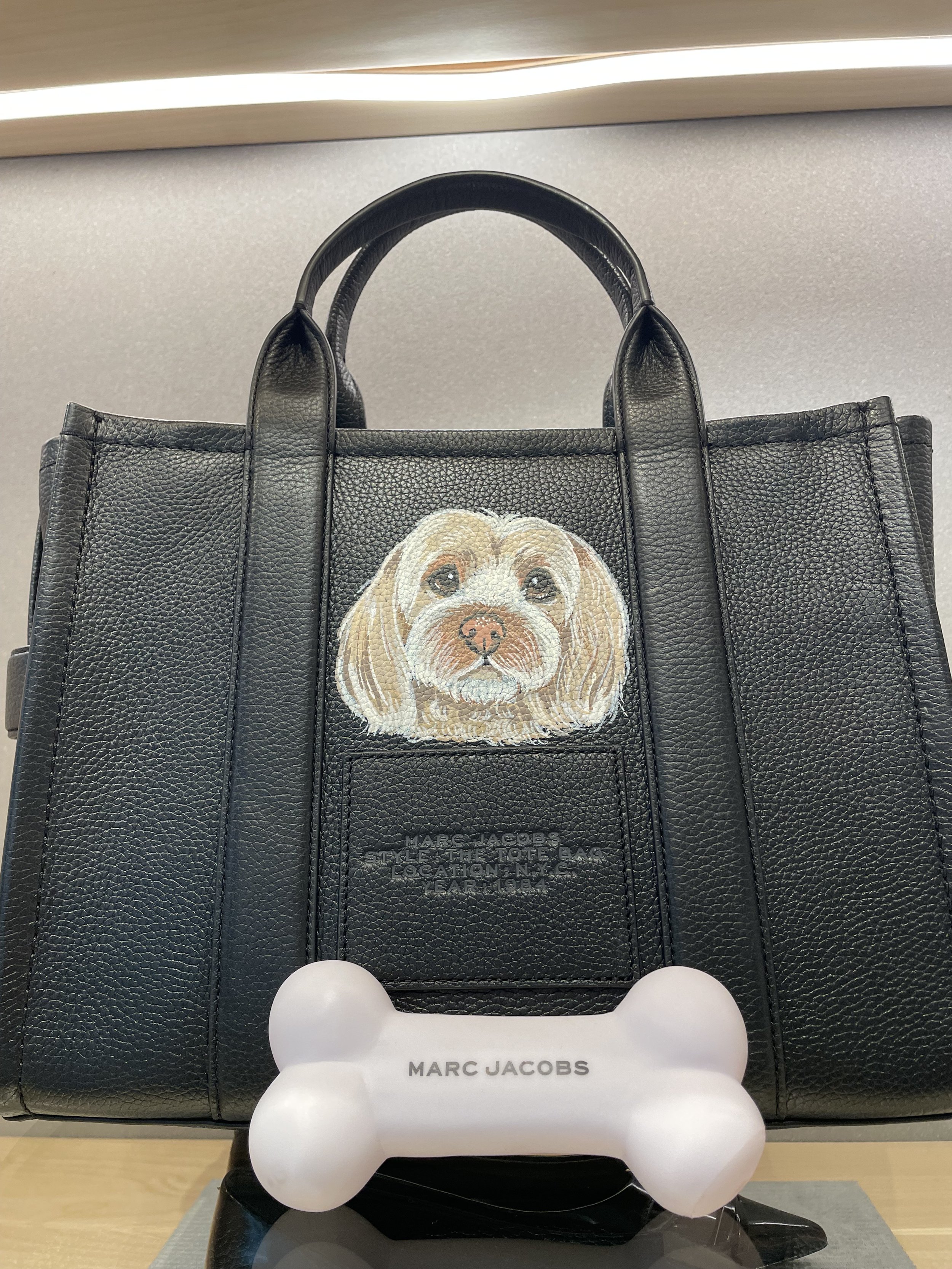 Luna Rosa for Marc Jacob cockapoo tote bag
